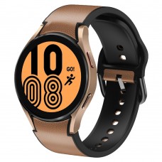 רצועה לשעון חכם לדגם: Samsung Galaxy Watch 4 40mm עשוי מחומר: עור בצבע: חום בהיר