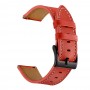 רצועה לשעון חכם לדגם: Samsung Galaxy Watch 3 45mm עשוי מחומר: עור בצבע: אָדוֹם
