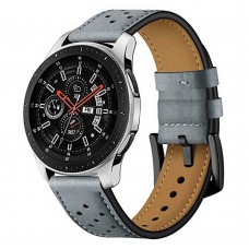רצועה לשעון חכם לדגם: Samsung Galaxy Watch Active עשוי מחומר: עור בצבע: אפור