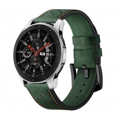 רצועה לשעון חכם לדגם: Samsung Galaxy Watch Active עשוי מחומר: עור בצבע: צבא ירוק