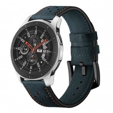 רצועה לשעון חכם לדגם: Samsung Galaxy Watch Active עשוי מחומר: עור בצבע: כחול כהה