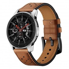 רצועה לשעון חכם לדגם: Samsung Galaxy Watch Active עשוי מחומר: עור בצבע: חום
