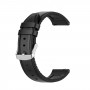 רצועה לשעון חכם לדגם: Huawei Watch GT 2 46mm עשוי מחומר: עור בצבע: שָׁחוֹר