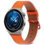 רצועה לשעון חכם לדגם: Huawei Watch GT 3 Pro 46mm עשוי מחומר: עור בצבע: תפוז