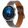 רצועה לשעון חכם לדגם: Huawei Watch GT 3 Pro 46mm עשוי מחומר: עור בצבע: קפה