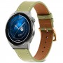 רצועה לשעון חכם לדגם: Huawei Watch GT 3 Pro 46mm עשוי מחומר: עור בצבע: אבוקדו ירוק