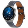 רצועה לשעון חכם לדגם: Huawei Watch GT 3 Pro 46mm עשוי מחומר: עור בצבע: כחול חצות