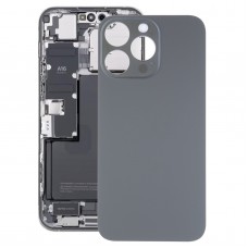 פאנל אחורי לסוללה ל Apple iPhone 14 Pro צבע - שָׁחוֹר