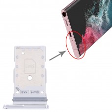 מגש סים ל Samsung Galaxy S22 Ultra צבע - לבן