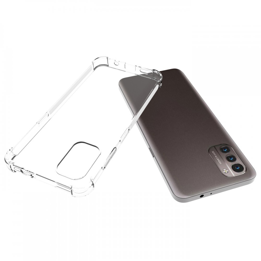 כיסוי סיליקון שקוף ל Nokia G11 כולל בולם זעזועים