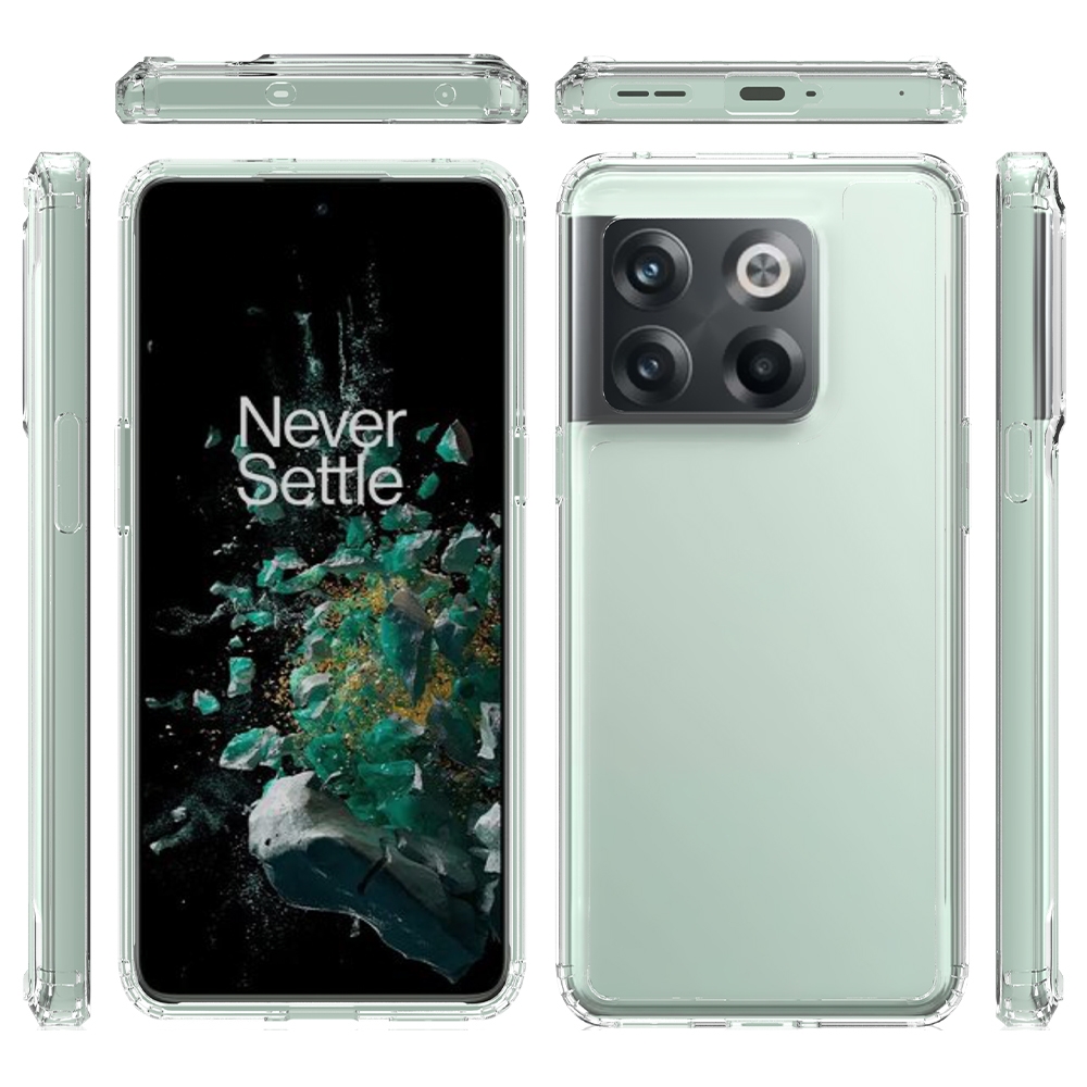 כיסוי סיליקון שקוף ל Oneplus 10T כולל בולם זעזועים