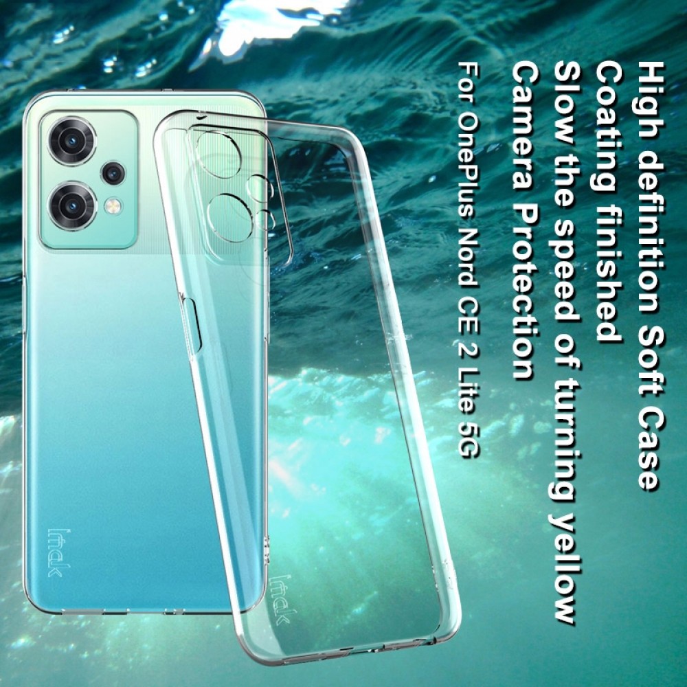 כיסוי סיליקון שקוף ל Oneplus Nord CE 2 Lite 5G מותג - IMAK כולל בולם זעזועים