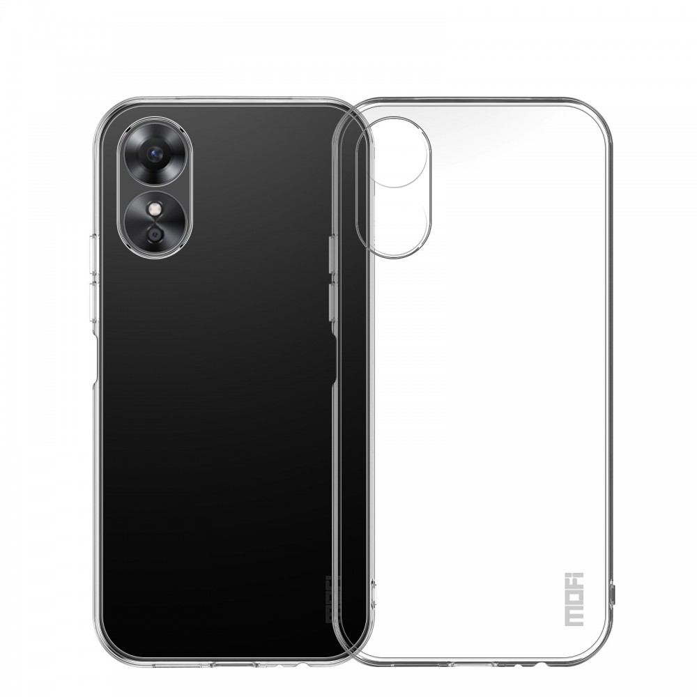 כיסוי סיליקון שקוף ל Oppo A17K מותג - MOFI