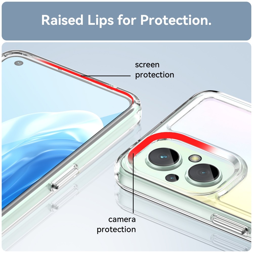 כיסוי סיליקון שקוף ל Oppo Reno7 Z 5G