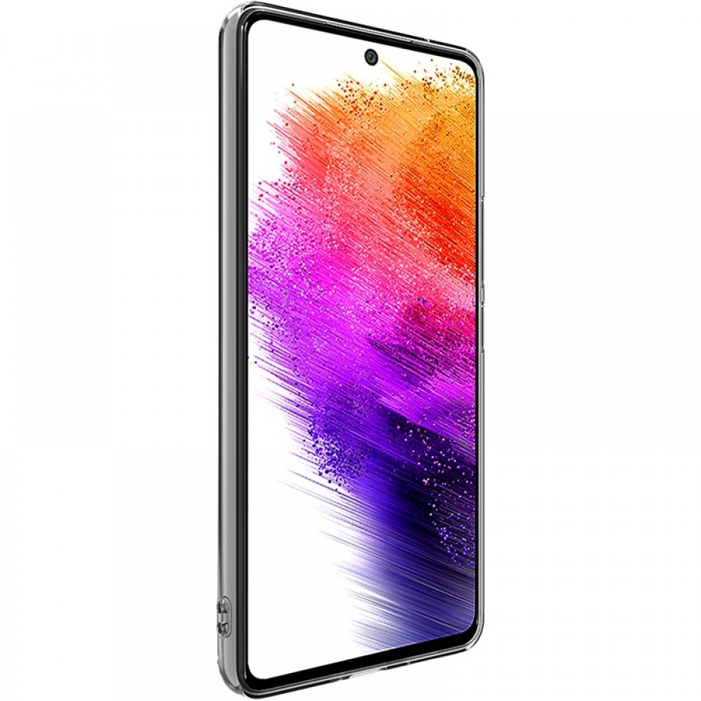 כיסוי סיליקון שקוף ל Samsung Galaxy A73 5G מותג - IMAK כולל בולם זעזועים