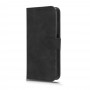 כיסוי ארנק / ספר עשוי מעור בצבע שחור עם חריצים לכרטיסי אשראי עבור Blackview A85