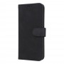 כיסוי ארנק / ספר עשוי מעור בצבע שחור עם חריצים לכרטיסי אשראי עבור Huawei P60 Pro