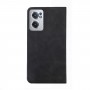כיסוי ארנק / ספר עשוי מעור בצבע שחור עם חריצים לכרטיסי אשראי עבור OnePlus Nord CE 2 5G