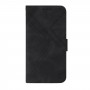 כיסוי ארנק / ספר עשוי מעור בצבע שחור עם חריצים לכרטיסי אשראי עבור Samsung Galaxy A53 5G