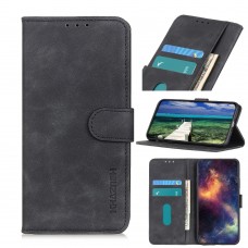 כיסוי ארנק / ספר עשוי מעור בצבע שחור עם חריצים לכרטיסי אשראי עבור Xiaomi Poco X5 Pro 5G