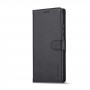 כיסוי ארנק / ספר עשוי מעור בצבע שחור עם חריצים לכרטיסי אשראי עבור Xiaomi Redmi 12C