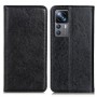 כיסוי ארנק / ספר עשוי מעור בצבע שחור עם חריצים לכרטיסי אשראי עבור Xiaomi Redmi K50 Ultra