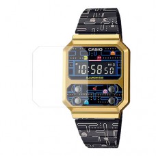 [6 יחידות] Casio A100WEPC-1B מגן מסך הידרוג'ל שקוף (סיליקון) לשעון