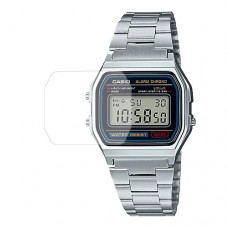 [6 יחידות] Casio A158WA-1 מגן מסך הידרוג'ל שקוף (סיליקון) לשעון