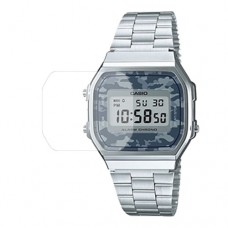 [6 יחידות] Casio A168WEC-1EF מגן מסך הידרוג'ל שקוף (סיליקון) לשעון