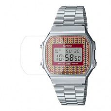 [6 יחידות] Casio A168WEF-5AEF מגן מסך הידרוג'ל שקוף (סיליקון) לשעון
