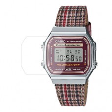 [6 יחידות] Casio A168WEFL-5AEF מגן מסך הידרוג'ל שקוף (סיליקון) לשעון