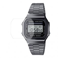 [6 יחידות] Casio A168WEGG-1AEF מגן מסך הידרוג'ל שקוף (סיליקון) לשעון
