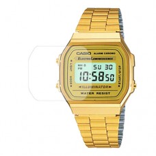 [6 יחידות] Casio A168WG-9EF מגן מסך הידרוג'ל שקוף (סיליקון) לשעון