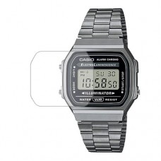 [6 יחידות] Casio A168WGG-1A מגן מסך הידרוג'ל שקוף (סיליקון) לשעון