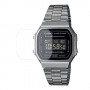 [6 יחידות] Casio A168WGG-1B מגן מסך הידרוג'ל שקוף (סיליקון) לשעון