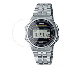[6 יחידות] Casio A171WE-1AEF מגן מסך הידרוג'ל שקוף (סיליקון) לשעון