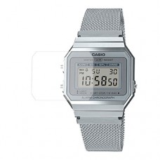 [6 יחידות] Casio A700WEM-7AEF מגן מסך הידרוג'ל שקוף (סיליקון) לשעון