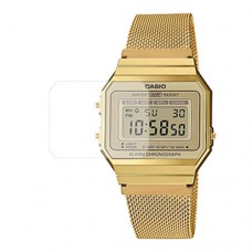 [6 יחידות] Casio A700WEMG-9AEF מגן מסך הידרוג'ל שקוף (סיליקון) לשעון