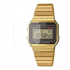 [6 יחידות] Casio A700WG-9A מגן מסך הידרוג'ל שקוף (סיליקון) לשעון