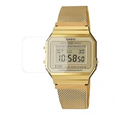 [6 יחידות] Casio A700WMG-9A מגן מסך הידרוג'ל שקוף (סיליקון) לשעון