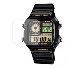 [6 יחידות] Casio AE-1200WH-1BV מגן מסך הידרוג'ל שקוף (סיליקון) לשעון