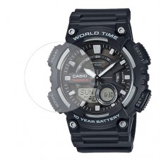 [6 יחידות] Casio AEQ-110W-1AV מגן מסך הידרוג'ל שקוף (סיליקון) לשעון
