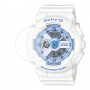 [6 יחידות] Casio BA-110BE-7A מגן מסך הידרוג'ל שקוף (סיליקון) לשעון