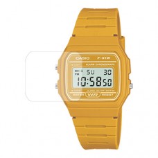 [6 יחידות] Casio F-91WC-9AEF מגן מסך הידרוג'ל שקוף (סיליקון) לשעון