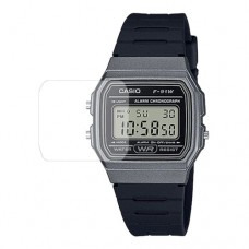 [6 יחידות] Casio F-91WM-1B מגן מסך הידרוג'ל שקוף (סיליקון) לשעון