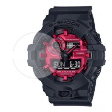 [6 יחידות] Casio GA-700AR-1A מגן מסך הידרוג'ל שקוף (סיליקון) לשעון