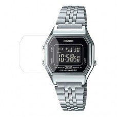 [6 יחידות] Casio LA680WA-1B מגן מסך הידרוג'ל שקוף (סיליקון) לשעון