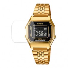 [6 יחידות] Casio LA680WGA-1B מגן מסך הידרוג'ל שקוף (סיליקון) לשעון