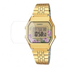 [6 יחידות] Casio LA680WGA-4C מגן מסך הידרוג'ל שקוף (סיליקון) לשעון