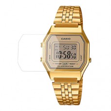 [6 יחידות] Casio LA680WGA-9 מגן מסך הידרוג'ל שקוף (סיליקון) לשעון